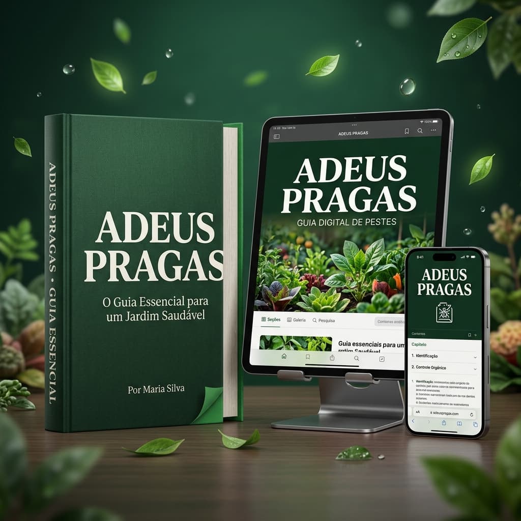 Adeus Pragas - Livro Digital, Tablet e Aplicativo de Identificação