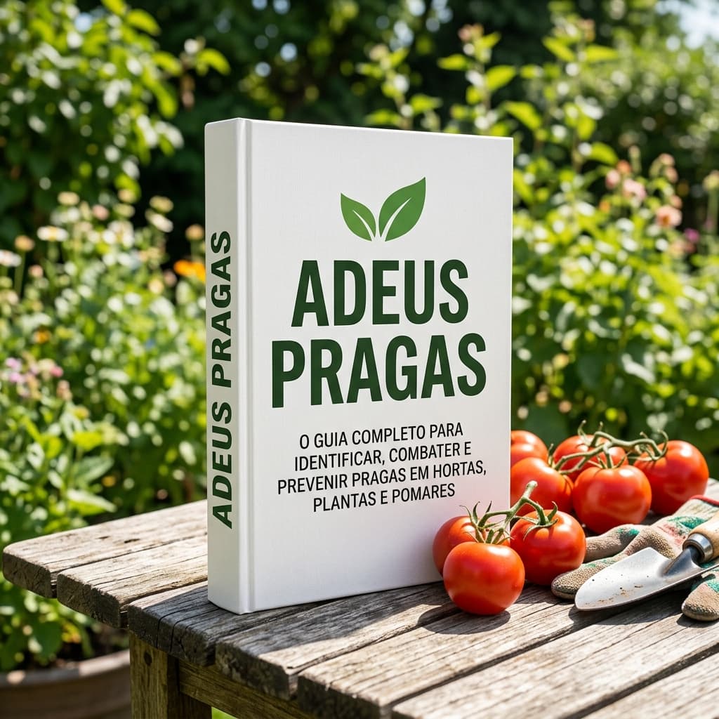 Livro Adeus Pragas - O Guia Completo para Identificar, Combater e Prevenir Pragas em Hortas, Plantas e Pomares